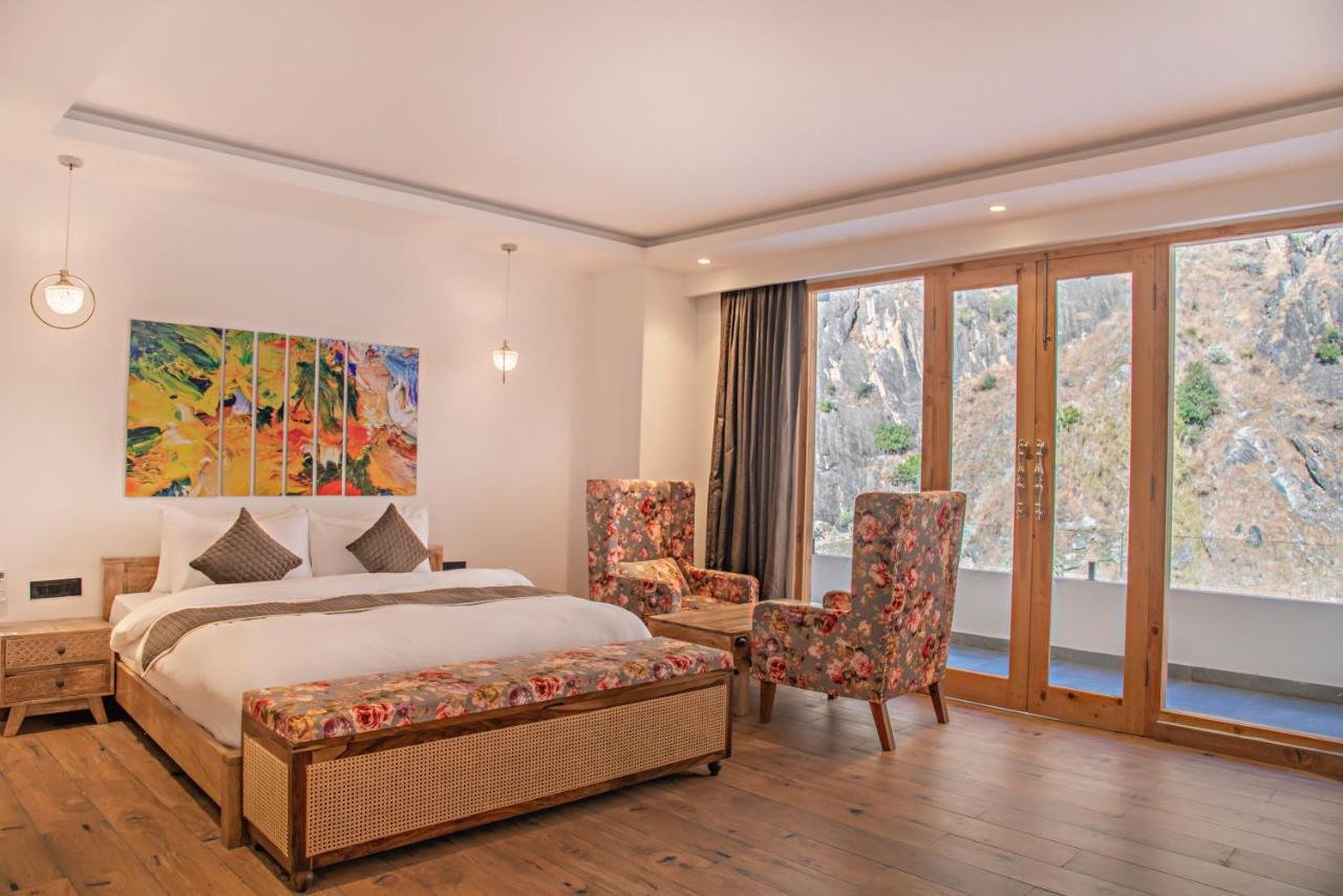 Echor Palm Bliss Riverside Resort & Spa Kasol Exterior foto