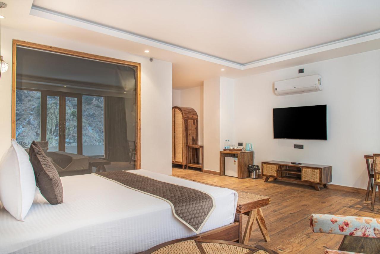 Echor Palm Bliss Riverside Resort & Spa Kasol Exterior foto