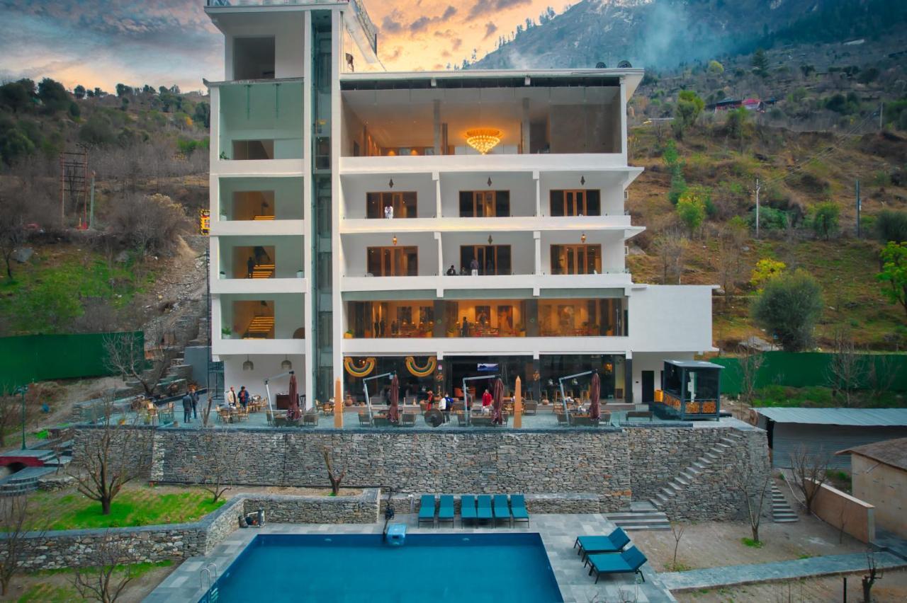 Echor Palm Bliss Riverside Resort & Spa Kasol Exterior foto