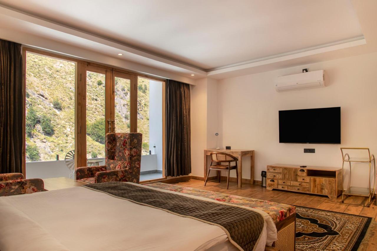 Echor Palm Bliss Riverside Resort & Spa Kasol Exterior foto